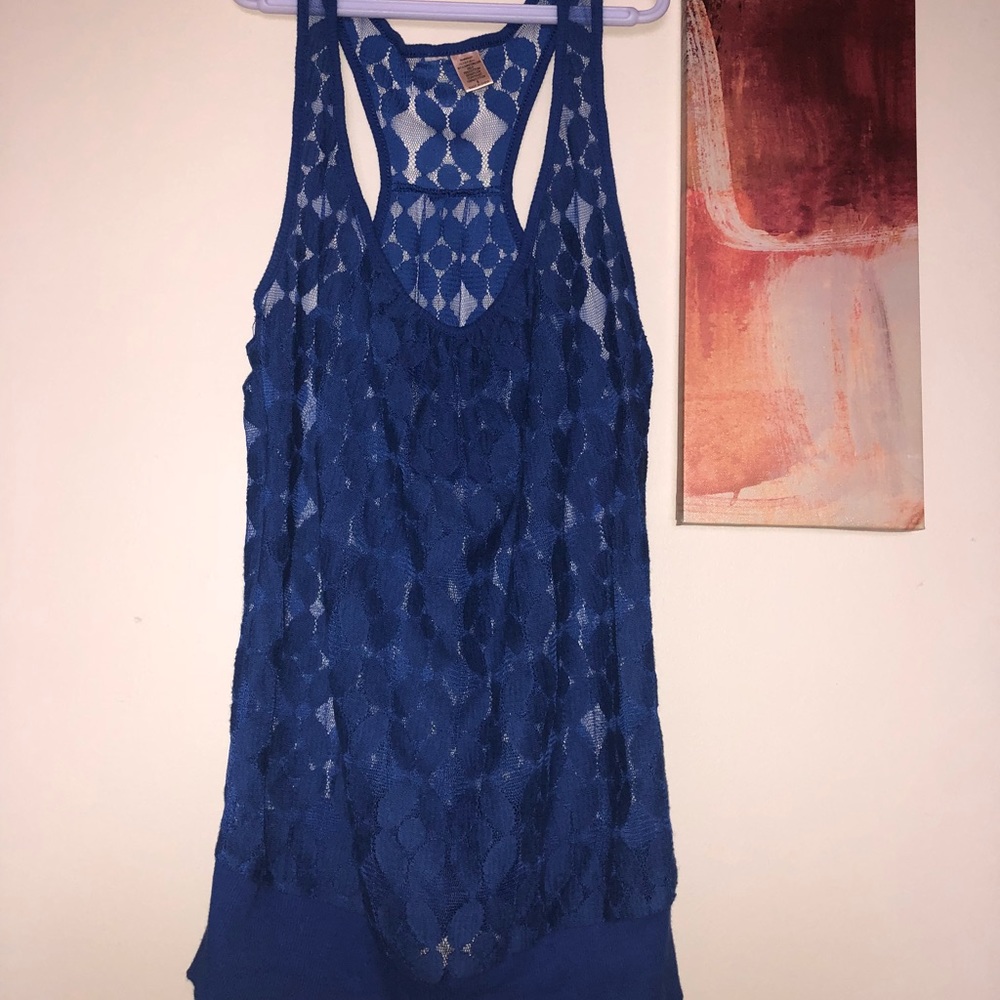 Blue tank top